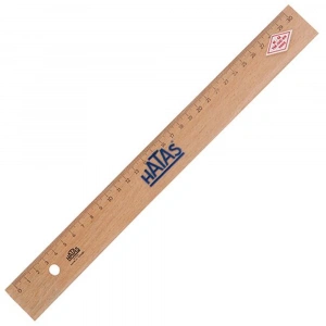 Hatas Tahta Cetvel Takviyesiz 30 Cm 0035