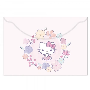 Hello Kitty Çıtçıtlı Dosya Plastik A4 120770-08