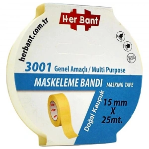 Her Bant Krepe (Maskeleme) Bandı 15 MMx25 Mt 3001