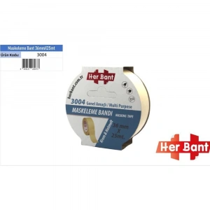 Her Bant Krepe (Maskeleme) Bandı 36 MMx25 Mt 3004