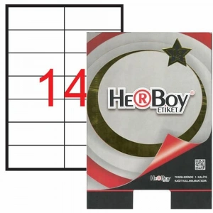 Herboy Lazer Etiket 100 YP 105x41 Lazer-Copy-Inkjet HB-1114