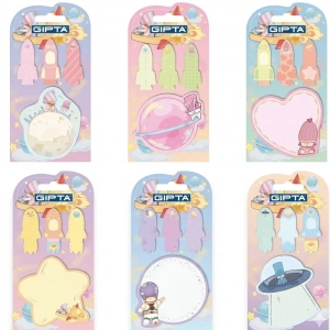 Hopax Stickn Yapışkanlı Not-Space 20 YP 70x70 4 Desen 48 Li Stand K0122