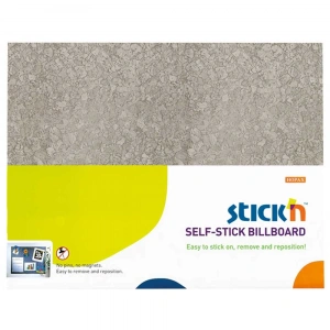 Hopax Stickn Yapışkanlı Pano 58x46 Gri 23024 B132