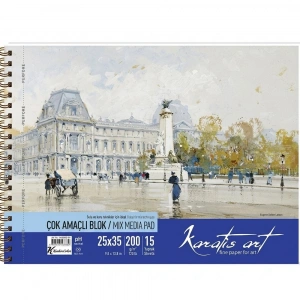 Karatis Resim Kağıdı Art 200 GR 25x35 50 Li 487001-99