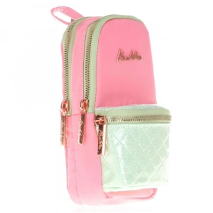 Kaukko Kalem Çantası Bright Junior Bag Kapitone-Rose K2466