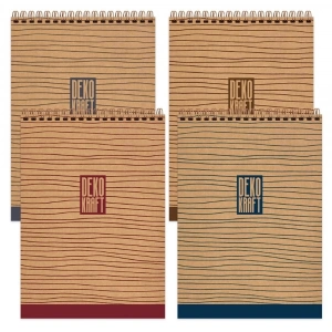Keskin Color Bloknot Dekokraft Spiralli A4 100 YP Düz 144000-99