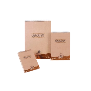 Keskin Color Bloknot Dekokraft Spiralli Kareli 100 YP A4 144002-99