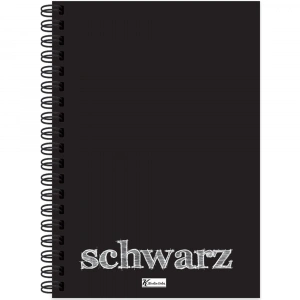 Keskin Color Defter Plastik Kapak Spiralli Schwarz 14x20 40 YP Düz 350510-99