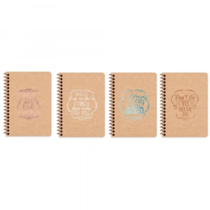 Keskin Color Defter Spiralli S.Kapak Funky 16,5x22,5 80 YP Kareli