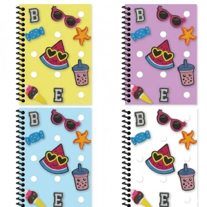 Keskin Color Plastik Kapak Spiralli Fun Defter A6 80 Yp. Çizgili