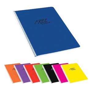 Keskin Color Spiralli Defter Free Plastik Kapak Çizgisiz 80 YP A5 450120-99