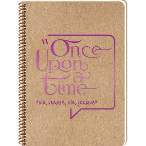 Keskin Color Spiralli S.Kapak Funky Defter 16,5x22,5 80 YP Çizgili