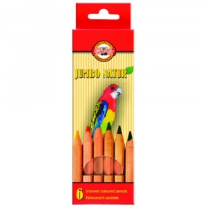 Koh-i Noor Jumbo Natur Kuru Boya Seti 6 Lı 0271