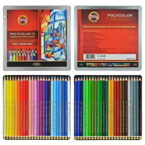 Koh-i Noor Polycolor Kuru Boya Kalemi 48 Renk Set