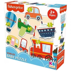 Ks Games Fisher Price Baby Puzzle Vehıcles Fp 13415