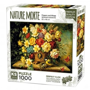Ks Games Puzzle 1000 Flowers And Wings 20857