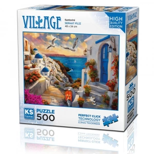Ks Games Puzzle 500 Santorini 20074