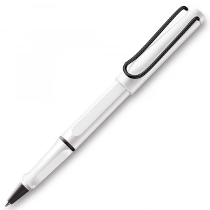 Lamy Roller Kalem Safari Siyah Renk Klips Beyaz 319BS