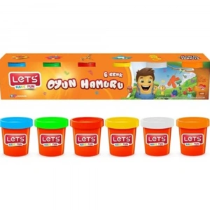 Lets Oyun Hamuru 6 Renk 660 GR L8450