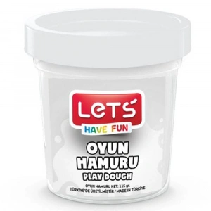Lets Oyun Hamuru Tek Renk Beyaz 110 GR L8440-5