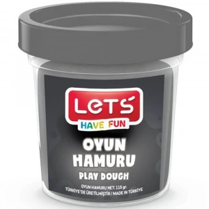 Lets Oyun Hamuru Tek Renk Gri 110 GR L8440-13