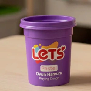 Lets Oyun Hamuru Tek Renk Pastel Mor 110 G