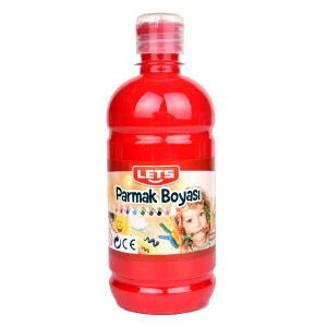 Lets Parmak Boyası 500 ML Kırmızı L-5004