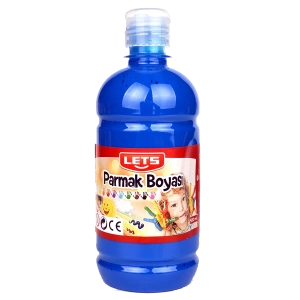 Lets Parmak Boyası 500 ML Mavi L-5006
