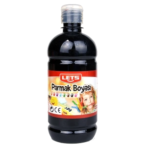 Lets Parmak Boyası 500 ML Siyah L-5009