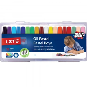 Lets Pastel Boya 18 Renk Plastik Çantalı