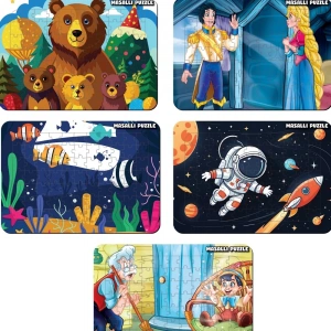 Lilart Masallı Puzzle 99 Prç 24x34 50 Li 10 Ass
