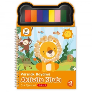 Lino Parmak Boyama Aktivite Kitabı Animal Lp-600