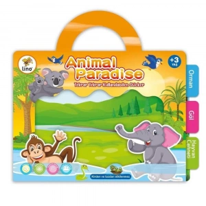 Lino Tekrar Tekrar Kullanılabilen Sticker Animal Paradıse LS-302