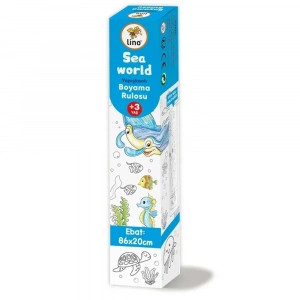 Lino Yapışkanlı Boyama Rulosu Sea World 86x20 Cm LS-100