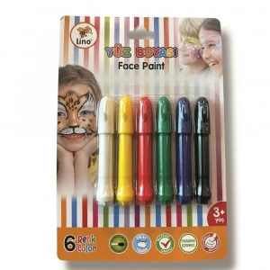 Lino Yüz Boyası Yıkanabilir 6 Renk Blister Ln-905