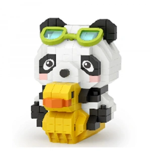 Loz Blok Oyuncak Ördekli Panda 190 Parça Mini Poş Lz-8634