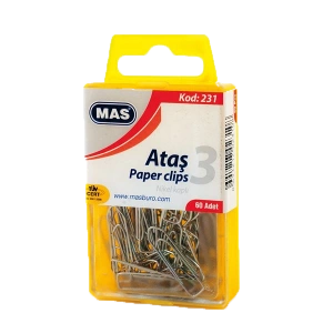 Mas Ataş Kristal Kutu Metal NO:3 60 LI 231