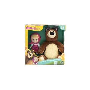 Masha&Koca Ayı 20 Cm Peluş 12 Cm Bebek