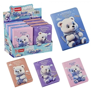 Mikro Not Defteri Puffy Cute Bear girl Pf-20