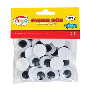 Mileo Oynar Göz Siyah 8 mm 1873