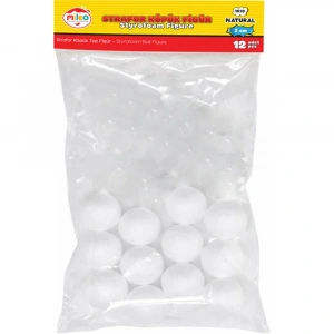 Mileo Strafor Köpük Figür Top 3 Cm 12 Li 1850