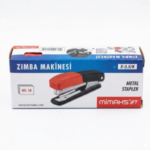 Mimaks Zımba Makinesi Metal No:10 Kırmızı