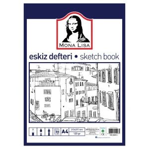 Mona Lisa Eskiz Defteri 50 YP 120 GR A4 BN05-4