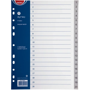 Noki Seperatör 1-20 Rakamlı Plastik A4 59220