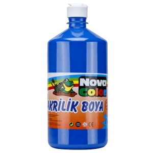 Nova Color Akrilik Boya 1 KG Mavi NC-223