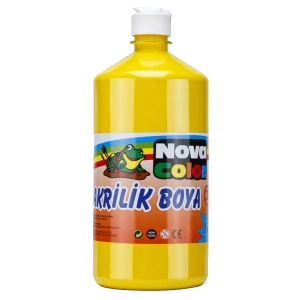 Nova Color Akrilik Boya 1 KG Sarı NC-221