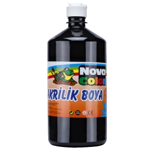 Nova Color Akrilik Boya 1 KG Siyah NC-226