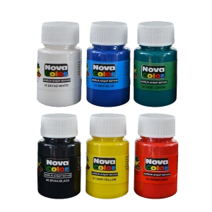 Nova Color Akrilik Boya 6 Renk 30 CC NC-180