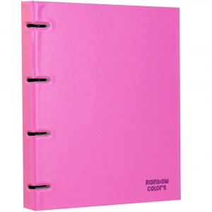 Önder Rainbow Colors 4 Halkalı Pvc Pembe 122-23
