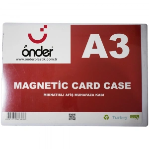 Önder Tabela Poşeti (Afiş Muhafaza Kabı) Asetat Magnetli A3